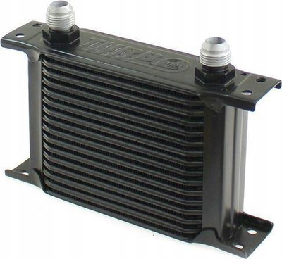 Ftohës vaji TurboWorks Slim 16-row, 140x125x50 mm, AN8, i zi