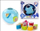 Lodër sorter formash King Ball Sorter, 9 blloqe, 6m+, blu