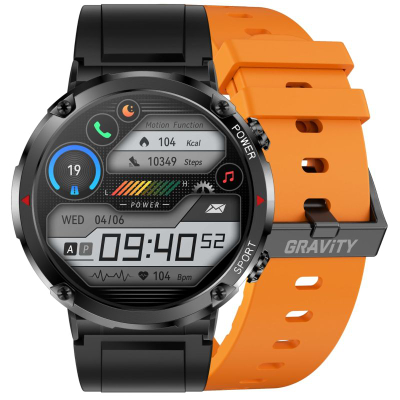 Ora inteligjente Gravity GT21-2, ekran 1.6", IP67, portokalli