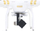 Mbrojtëse lente me bllokues gimbal PolarPro për DJI Phantom, plastike, e zezë