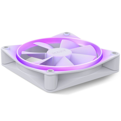 Ventilator NZXT F120 RGB, 120mm, i bardhë