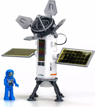 Set lodrash Silverlit Space Mission Astropod, stacion komunikimi, figurë astronauti, shumëngjyrësh