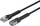 Kabllo rrjeti Lanview CAT6A U FTP, Slim që lakohet 1m, LSZH, e zezë