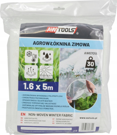 Pëlhurë mbrojtëse dimri WINTER AGRO, 30g, 1.1×5m, e bardhë