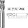 Freza cilindrike Opti MILL DIN 844, HSS Co8, diametër 4mm, metalik