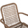 Kolltuk Spano prej alumini 55,5x58x81Hcm (HM6046), bezhë