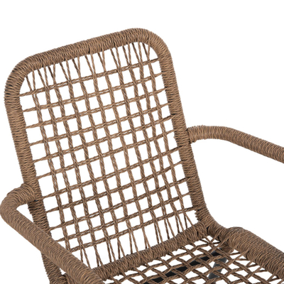 Kolltuk Spano prej alumini 55,5x58x81Hcm (HM6046), bezhë