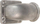 Reduktim bërryl turbo T3 T4 për V Band 3", çelik inox, ngjyrë argjendi