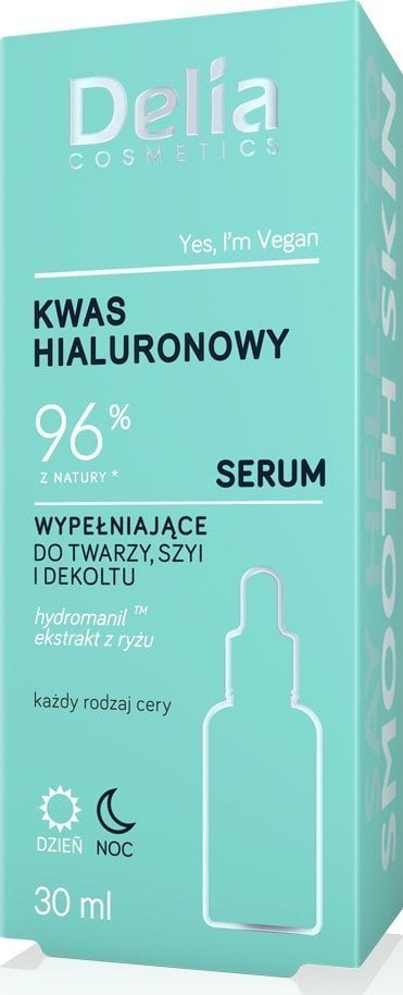 Serum fytyre Delia Cosmetics Filling me acid hialuronik, 30 ml