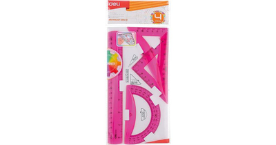 Set vizore 20cm , jeshile dhe rozë . DELI