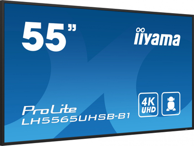 Ekran signage Iiyama LH5565UHSB-B1, 55\", 4K, 800 cd/m², Android 11, i zi