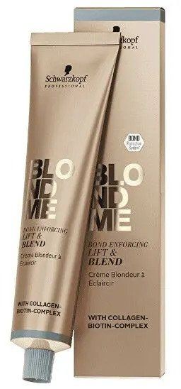 Krem zbardhues flokësh Schwarzkopf Blondme Lift and Blend Biscuit, për flokë biond, 60ml