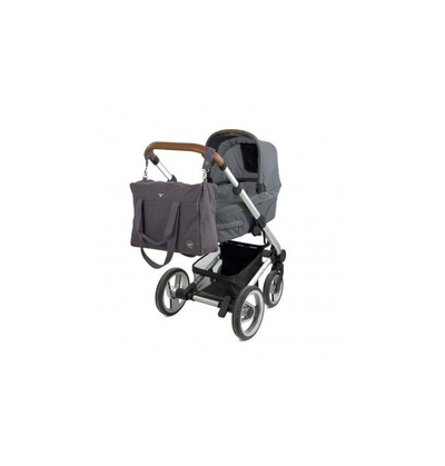 Çantë pelene Lassig Green Label Cotton Essential, pambuk organik, anthracite