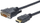 Kabllo video Microconnect HDM192411, HDMI në DVI, 1m, i zi
