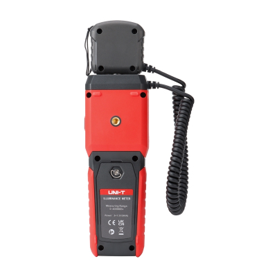 Matës drite dixhital UNI-T UT381A, 400000 lux, Bluetooth, i kuq e zi