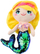 Lodër pelushi sirenë Plush Mermaid, 30 cm, me bisht me shkëlqim, jeshile