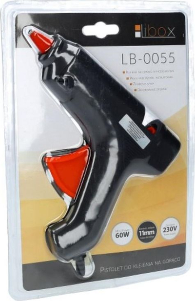 Pistolete silikoni Libox LB0055, 60W, 11mm, blu
