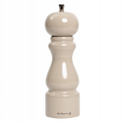 Mulli me dorë për piper DeBuyer RUMBA, 20 cm, dru, ngjyrë ivory