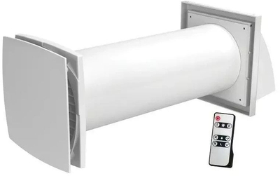 Rekuperator muri Vents Ventika Solo+, diametër 100mm, me sensor lagështie dhe telekomandë