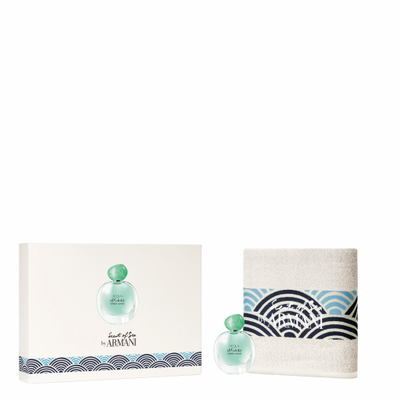 Set Eau De Parfum Giorgio Armani Acqua Di Gioia 50 ml + peshqir