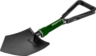 Lopatë palosëse Verto 15G075, 58cm, dorezë D, e zezë