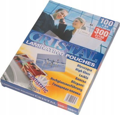 Fleta laminimi Cristal A4, 150 mikron, antistatike, 100 copë