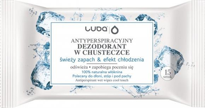 Shamponeta kundër djersës Luba Fresh Scent, efekt ftohës, 15 copë