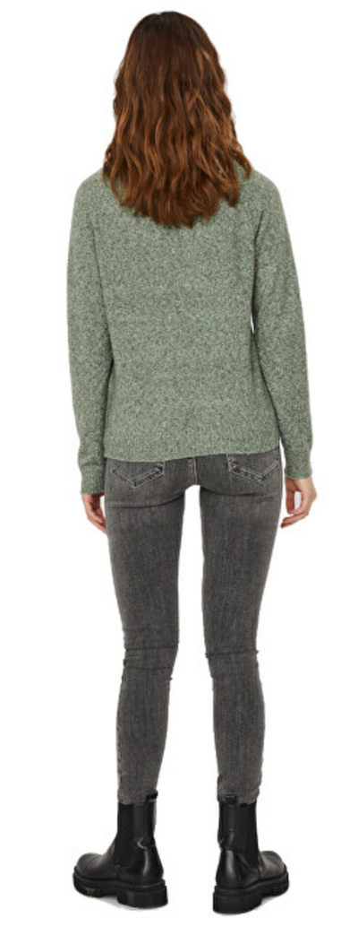 Pulovër Vero Moda VMDOFFY, i gjelbër