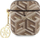 Kapak Guess GUA2PGCE4CW GCube Charm për AirPods 1/2, lëkurë ekologjike, kafe