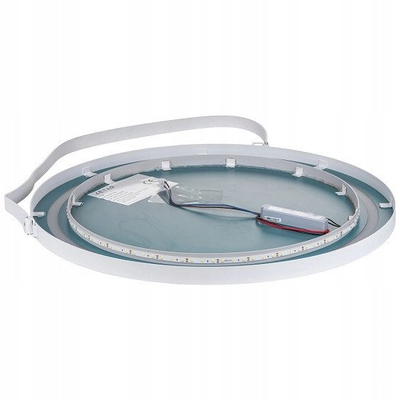Pasqyrë rrethore On Belt LRMB-75, 75 cm, me rrip, e bardhë
