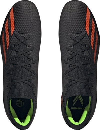 Këpucë futbolli Adidas X Speedportal.3 FG M ID4922, për bar natyral, për burra, të zeza