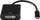 Adapter video ProXtend USB C në DVI I 24+5, 10 cm, i zi