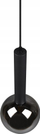 Llambadar varëse Netlighting Clayton Modern Dome, E27 28W, diametër 20cm, i zi mat
