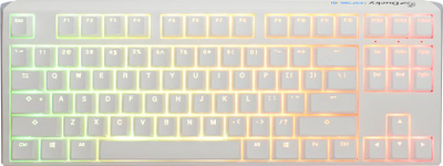 Tastierë gaming Ducky One 3 Classic Pure White TKL, mekanike MX Clear, RGB, e bardhë