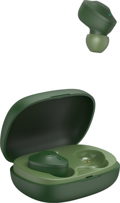 Безжични слушалки Freedom Buddy, блутут, микрофон, зелени