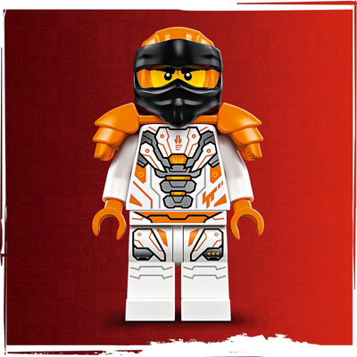 Set ndërtimi LEGO Ninjago Cole's Titan Dragon Mech 71821, 12+ vjeç, gri portokalli