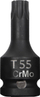 Çelës goditës Proline Impact Bit Socket 1/2" Torx T60, 60mm, ngjyrë metalike