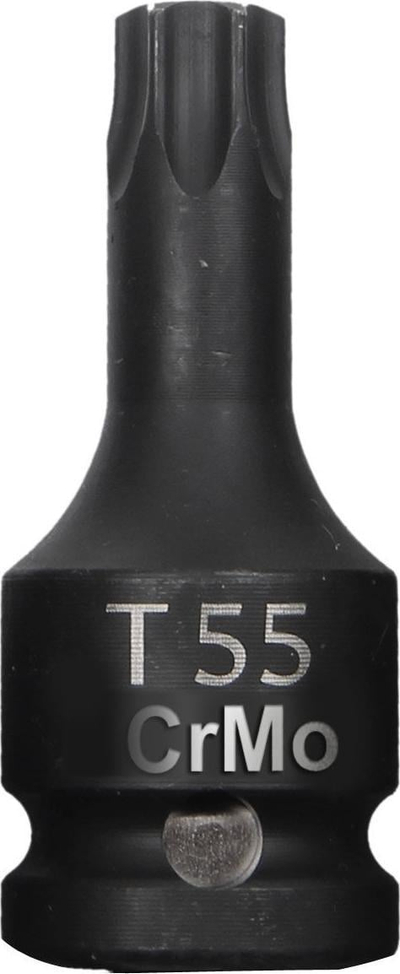 Çelës goditës Proline Impact Bit Socket 1/2" Torx T60, 60mm, ngjyrë metalike