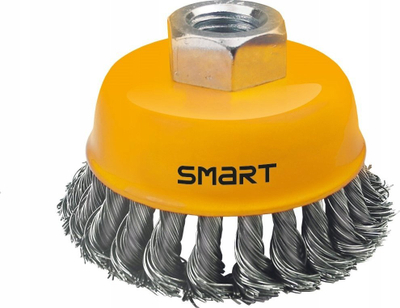 Furçë telash SMART365, 75mm, gërshetuar, gri