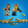 Lodër ndërtimi LEGO City Jungle Explorer Water Plane 60425, aeroplan ujor, 2 minifigura, portokalli me të bardhë