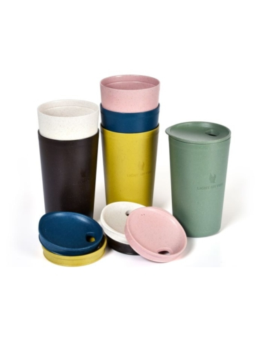 Gotë udhëtimi Light My Fire MyCup n Lid Large, 500ml, bioplastikë, ngjyrë kakao