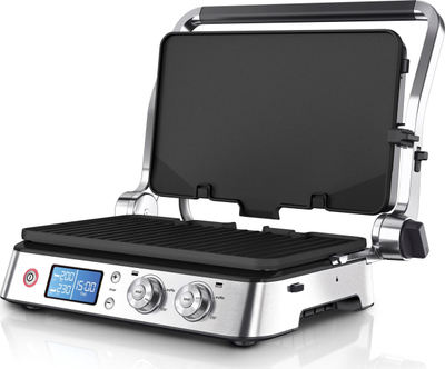 Grill kontakti Braun MultiGrill 9 CG9047, 2000W, pllaka që ndërrohen, çelik inox i zi
