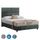 Shtrat Milo HM646.27, 120x200cm, stof NUBUCK, jeshil