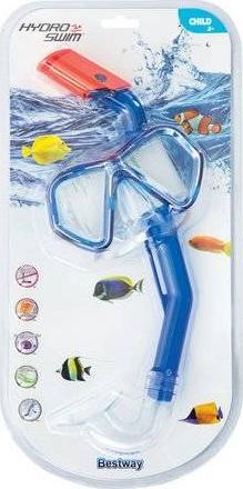Set zhytnije për kalamaj Bestway 24023, maskë edhe snorkel, blu