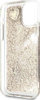 Kapak telefoni Guess Glitter për iPhone 11 6.1", plastik, i artë