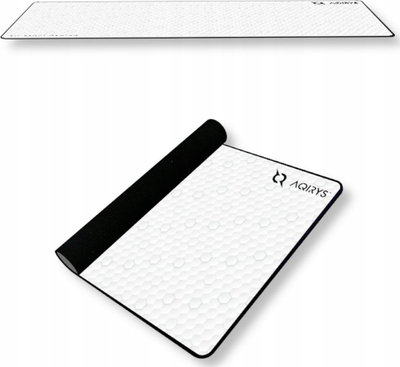 Mauspad AQIRYS Webb XL, 900x400 mm, tekstil, i zi