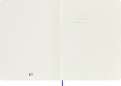 Fletore Moleskine Classic Notebook, X-Large 19 x 25 cm, 192 faqe të vijuara, blu Hydrangea
