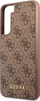 Kuti telefoni Guess GUHCS23SG4GFBR për Samsung Galaxy S23, hard case, 4G Metal Gold Logo, kafe