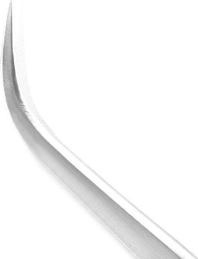 Pincetë Snippex Curve 705, majë e harkuar, inoks, argjendtë