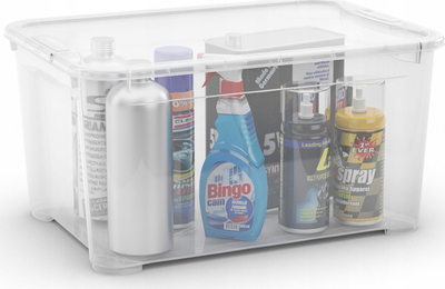 Kuti plastike T Box L, 47L, transparente